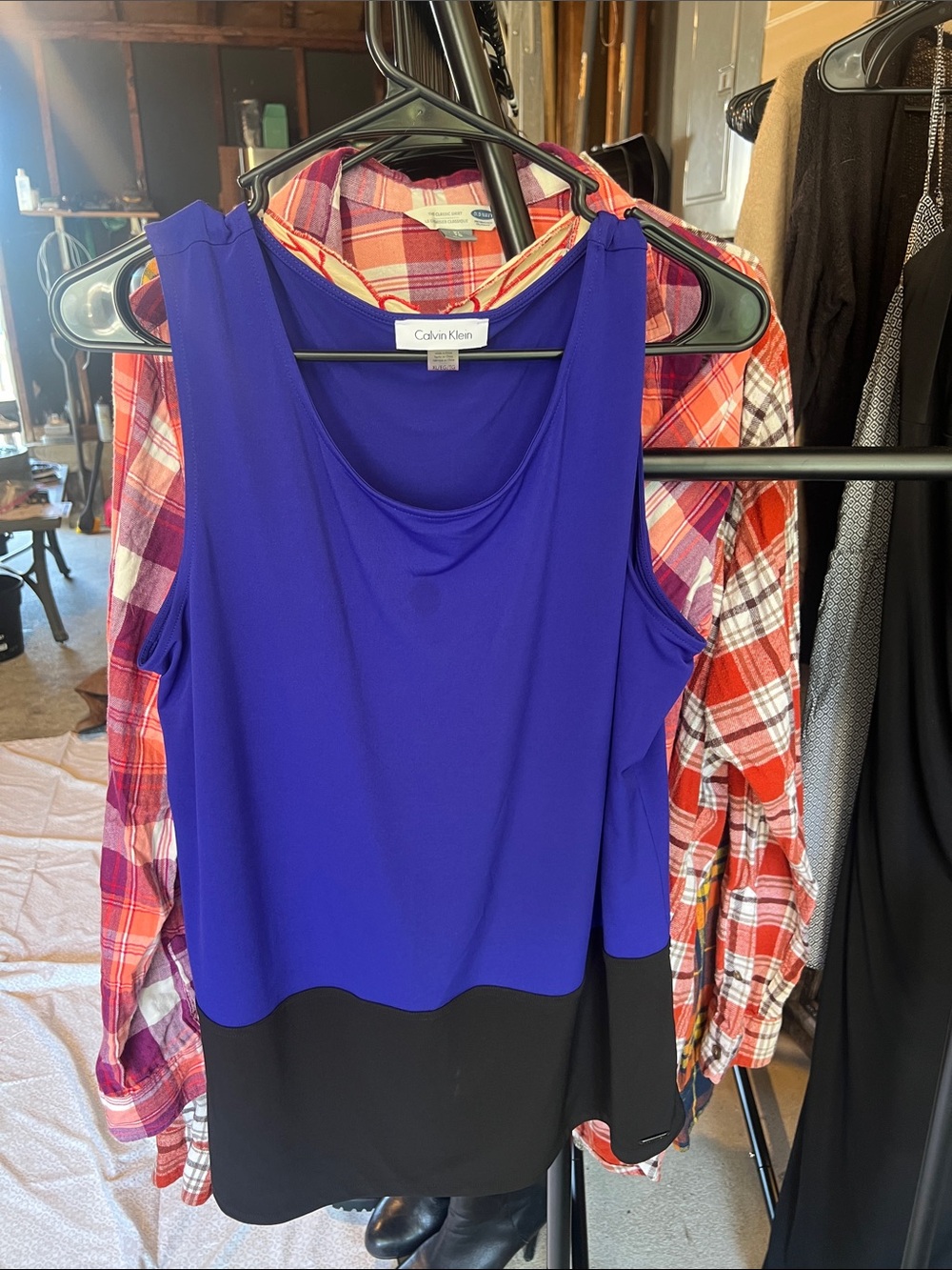 Vintage Calvin Klein Blue Tank